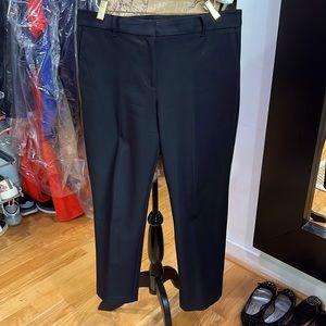 AnnTaylor cropped black pants incredible fabric incredible incredible